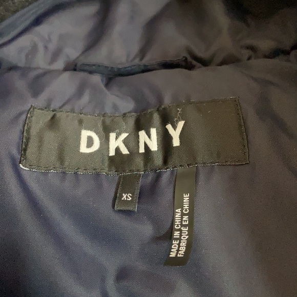 DKNY Faux Fur-Trimmed Down Filled Winter Jacket   NWOT - Picture 4 of 9